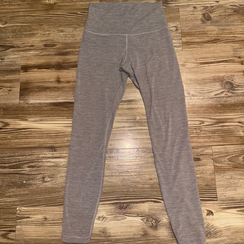 Lululemon Wunder Under High-Rise Tight 28” – Heathered Light Grey – Size 6